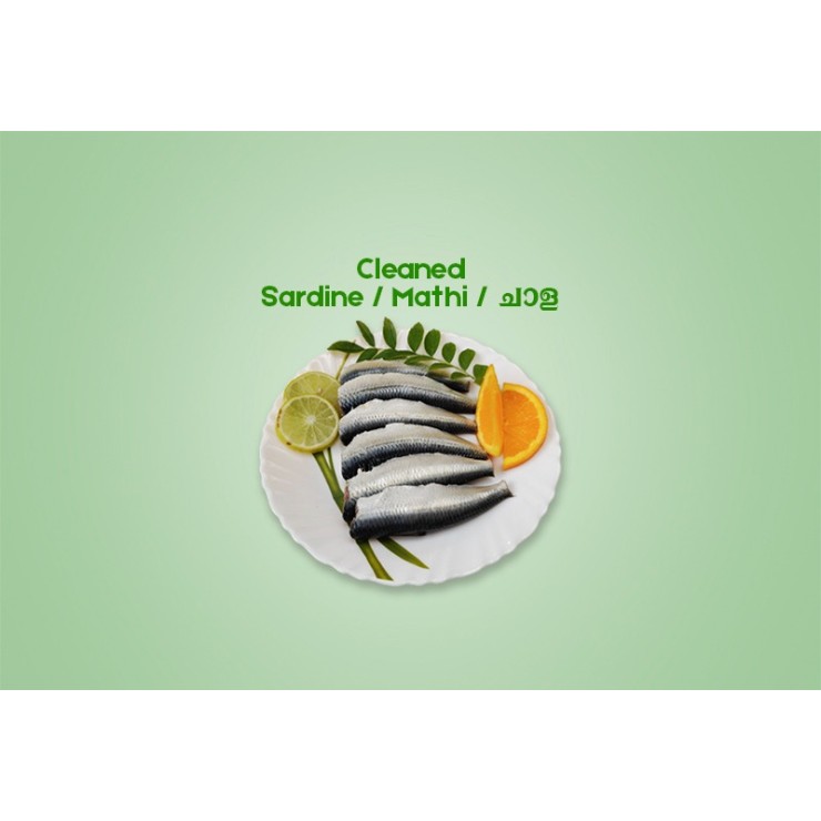 Cleaned Sardine / Mathi / ചാള Big  300gm 